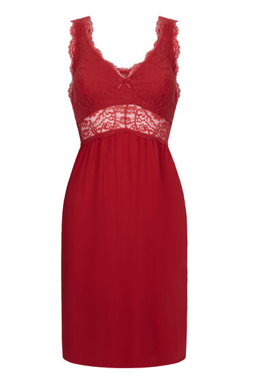 Thumbnail - Hunkemöller Slipdress Nora Lace Rot