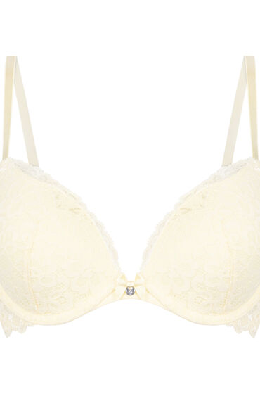 Thumbnail - Hunkemöller Vorgeformter Push-up-Bügel-BH Marine Gelb