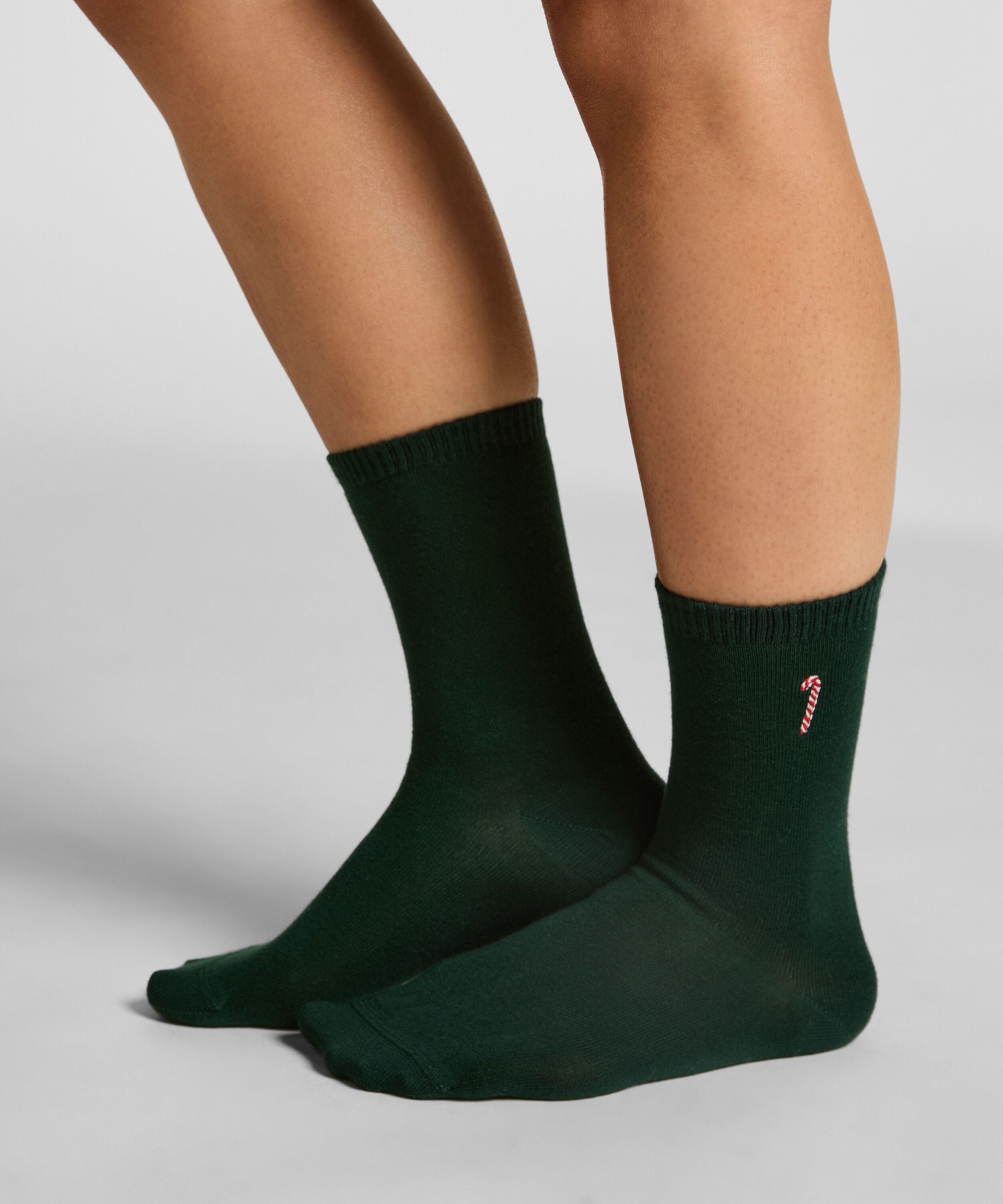 Crew-Socken aus Modal, Grün