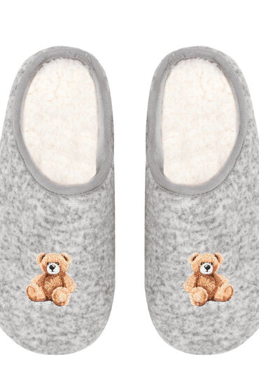 Thumbnail - Hunkemöller Hausschuhe Ivy Grau