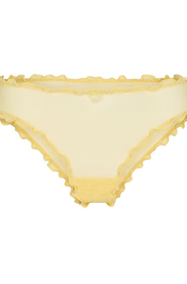 Thumbnail - Hunkemöller 3er-Pack Gingham Brazilian Slips Gelb