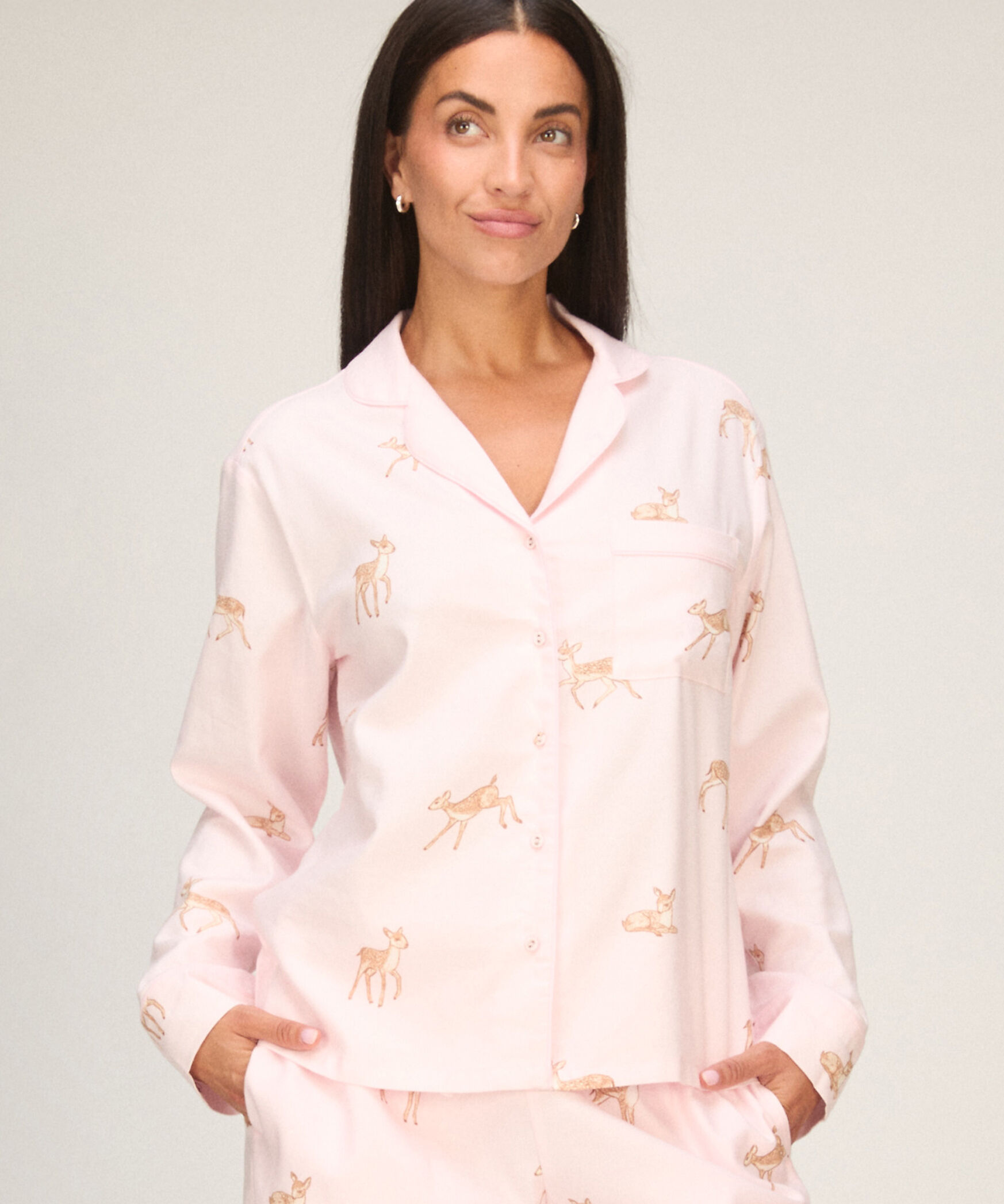 Pyjama-Jacke Longsleeve Woven