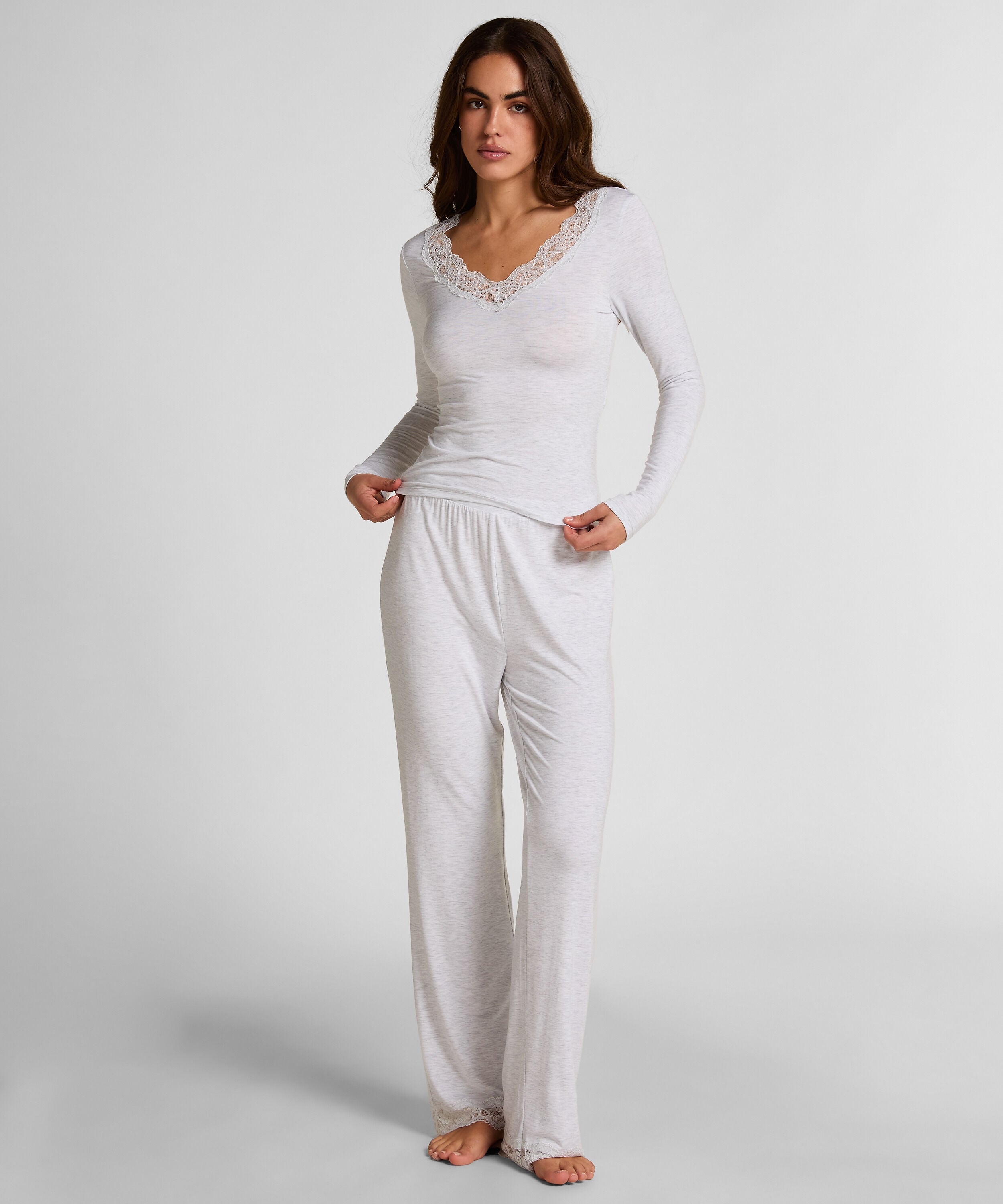 Pyjama-Set, Grau Pyjama-Set, Grau