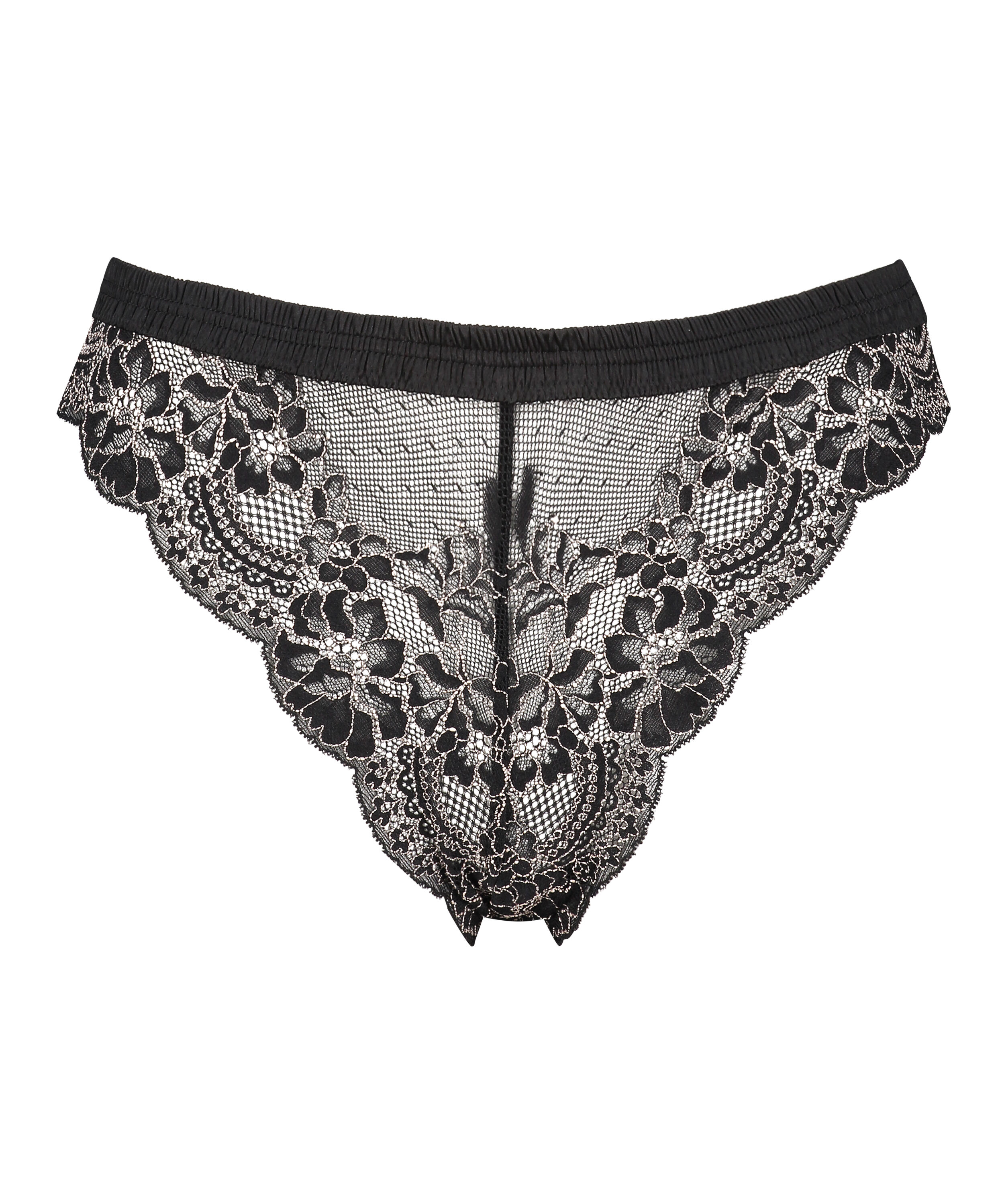 Brazilian mit hohem Beinausschnitt Yvo, Schwarz Brazilian mit hohem Beinausschnitt Yvo, Schwarz