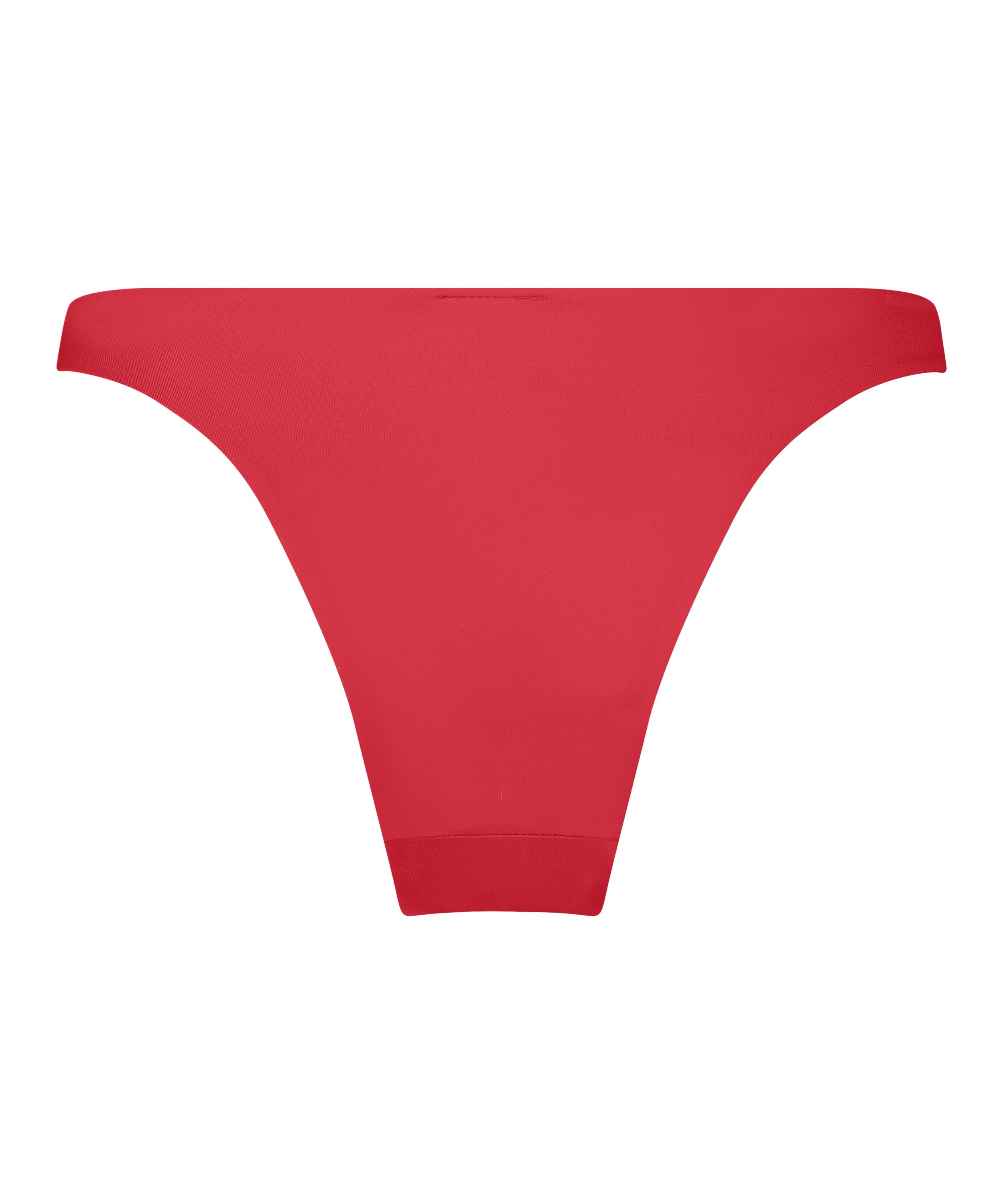 Bikini Slip mit hohem Beinausschnitt Luxe, Rot, main
