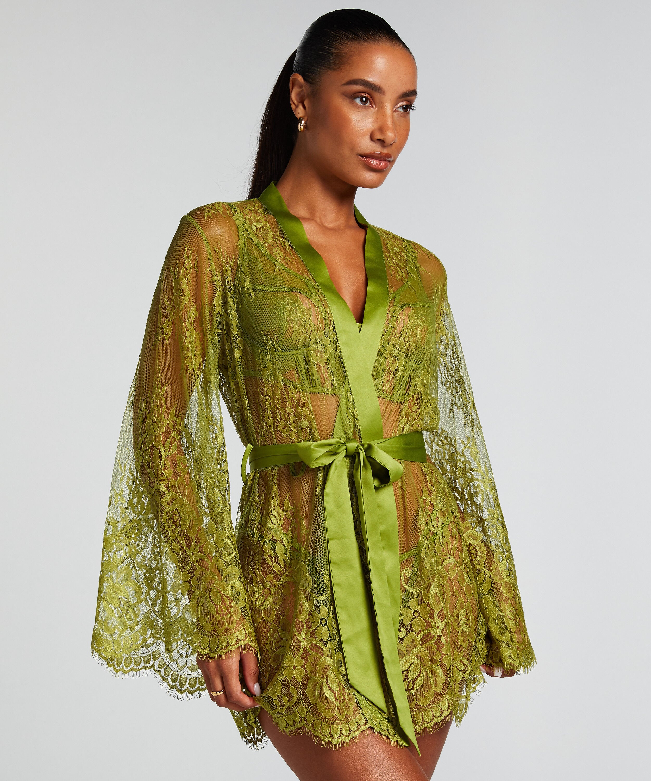 Kimono Lace Isabelle, Grün Kimono Lace Isabelle, Grün