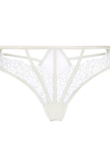 Thumbnail - Hunkemöller Kristina Highleg String Weiß