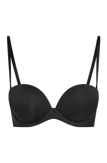 Thumbnail - Hunkemöller Vorgeformter Strapless-Maximizer-BH Schwarz