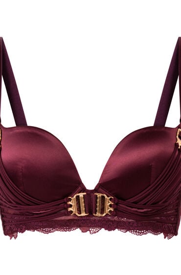 Thumbnail - Hunkemöller Vorgeformter Longline-Push-up-Bügel-BH Avela Rot