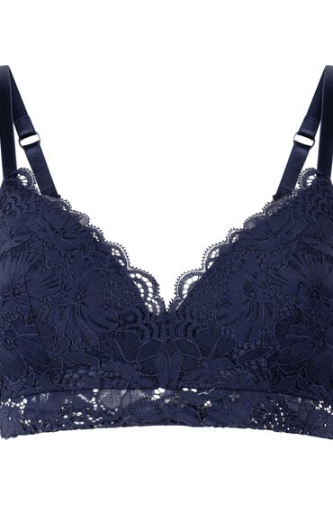 Thumbnail - Hunkemöller Gepolsterter bügelloser BH Andrea Blau