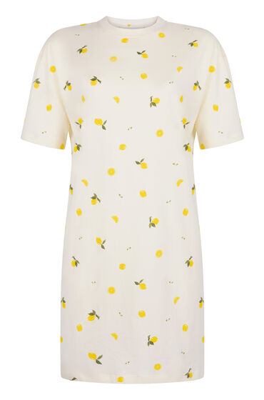 Thumbnail - Hunkemöller Nachthemd Rundhalsausschnitt Weiß