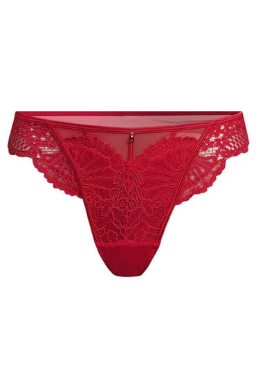 Thumbnail - Hunkemöller String mit hohem Beinausschnitt Whitney Rot