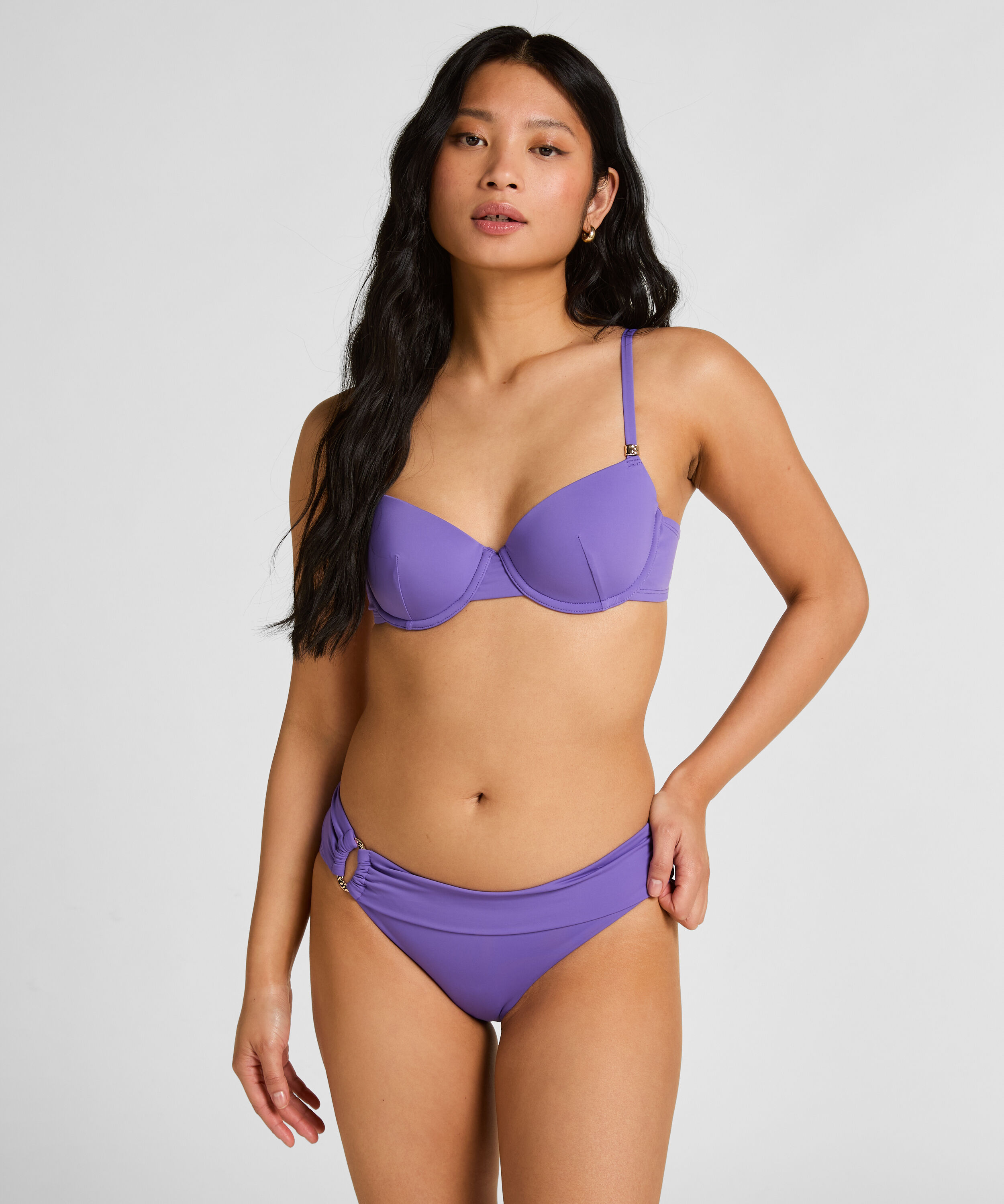 Luxe Rio Bikini-Unterteil, Lila