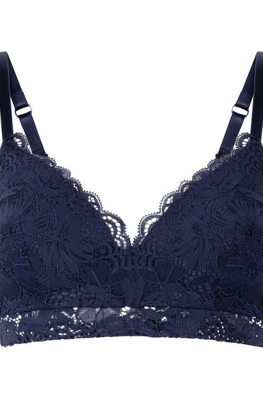 Thumbnail - Hunkemöller Gepolsterter bügelloser BH Andrea Blau