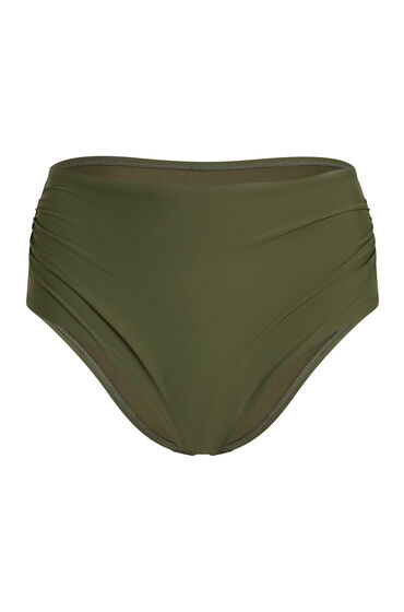 Thumbnail - Hunkemöller Shaping Cheeky Bikinihöschen mit hoher Taille Luna grün