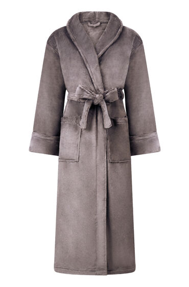 Thumbnail - Hunkemöller Weicher Fleece-Bademantel Grau