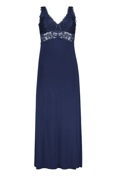 Thumbnail - Hunkemöller Slipdress Nora Lace Long Blau