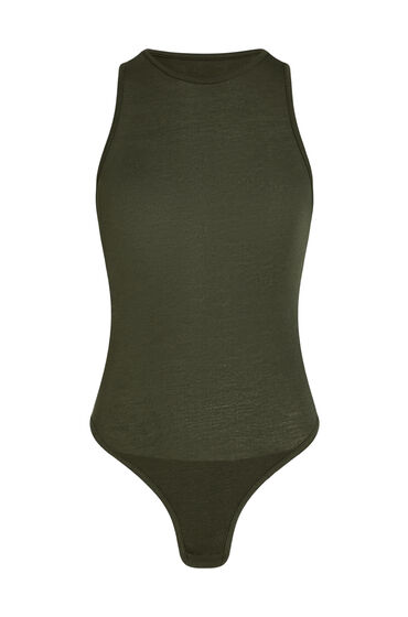 Thumbnail - Hunkemöller Himmlisch weiches Body aus Kaschmir-Mix Grün