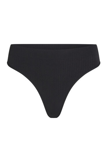 Thumbnail - Hunkemöller Hoch ausgeschnittener String Dianne Schwarz