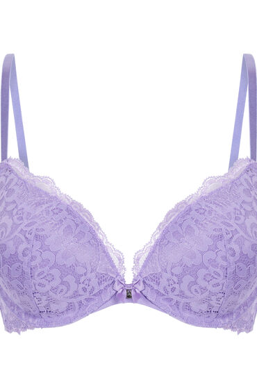 Thumbnail - Hunkemöller Vorgeformter Push-up-Bügel-BH Marine Lila