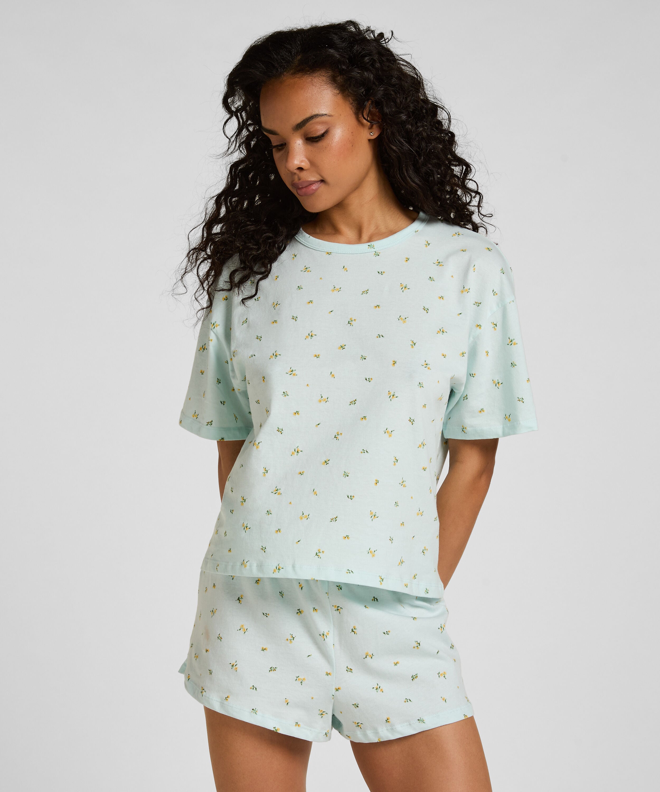 Pyjamaset Baumwoll, Grün Pyjamaset Baumwoll, Grün