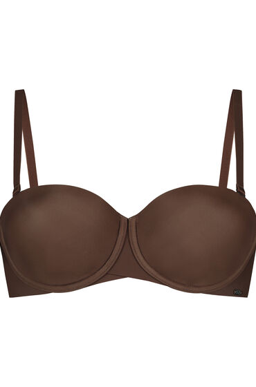 Thumbnail - Hunkemöller Vorgeformter trägerloser Bügel-BH Jane Braun