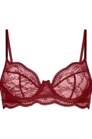 Thumbnail - Hunkemöller Unwattierter Bügel-BH Isabelle Rot