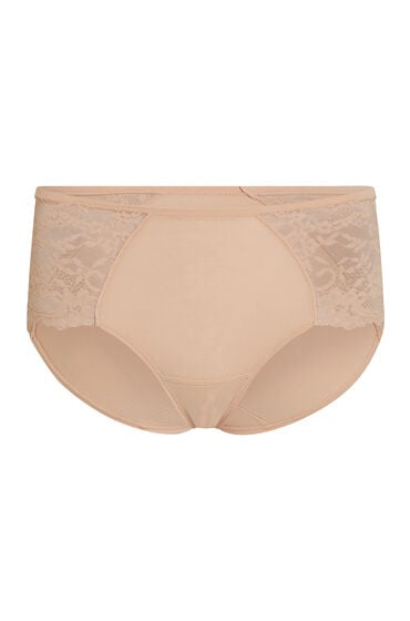Thumbnail - Hunkemöller Superslip Midi aus Spitze Beige