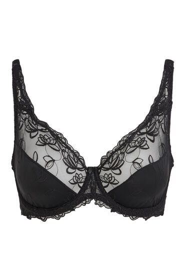 Thumbnail - Hunkemöller Unwattierter Bügel-BH Diva Schwarz