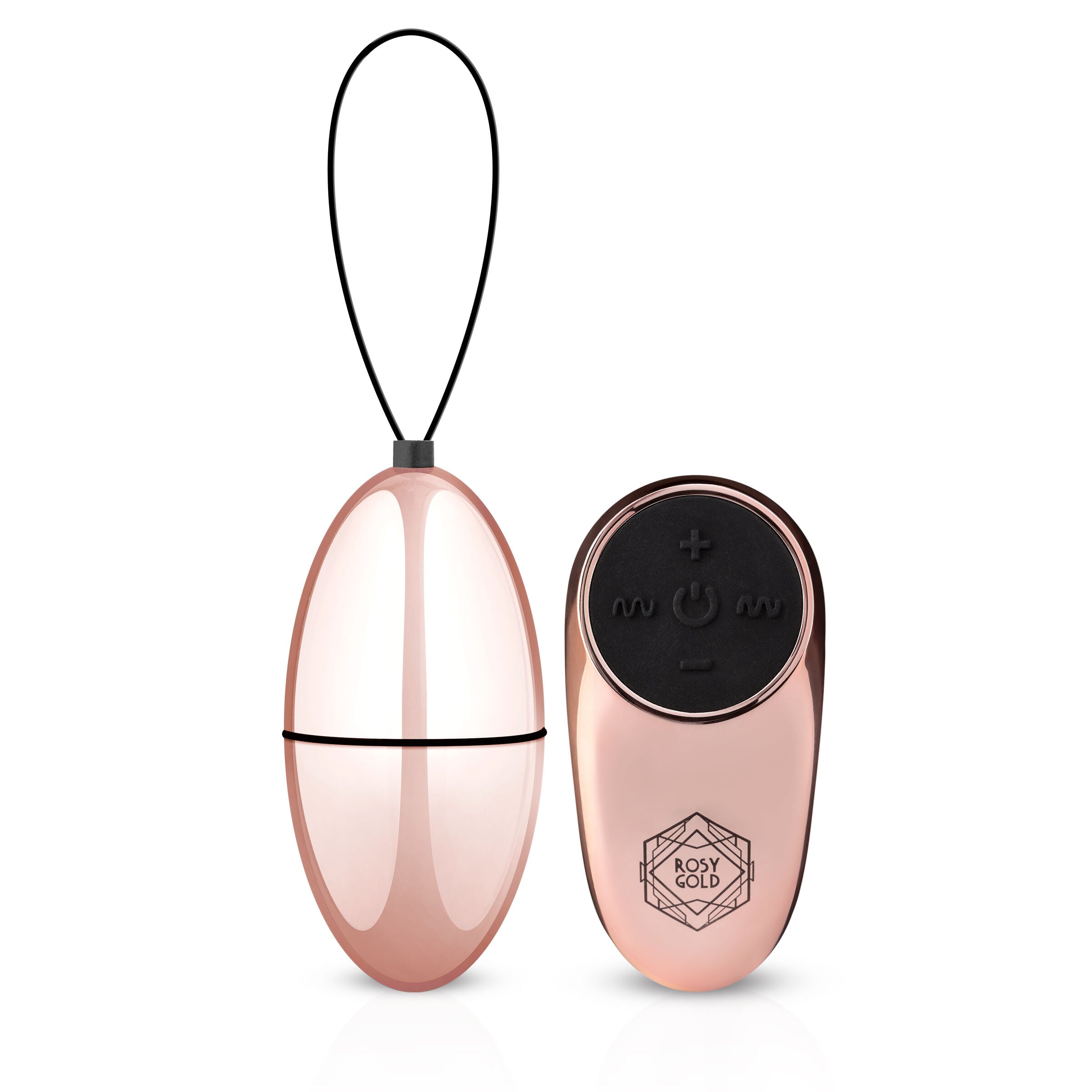 Roségoldenes Vibro-Ei mit Fernbedienung