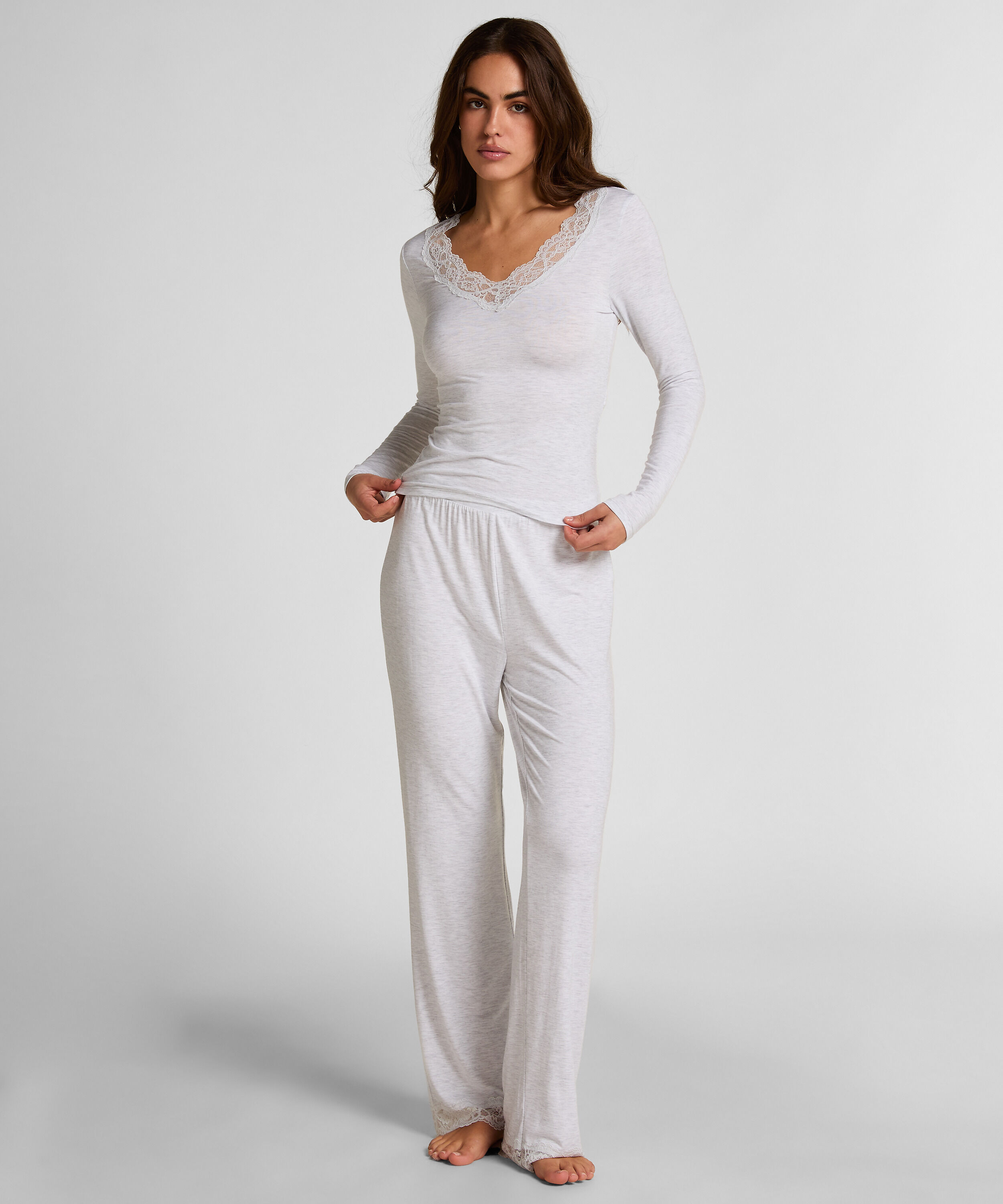 Pyjama-Set, Grau Pyjama-Set, Grau