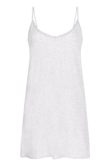 Thumbnail - Hunkemöller Pointelle-Slipdress Grau