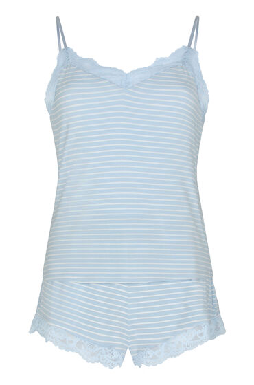 Thumbnail - Hunkemöller Pyjama Set Nana Blau