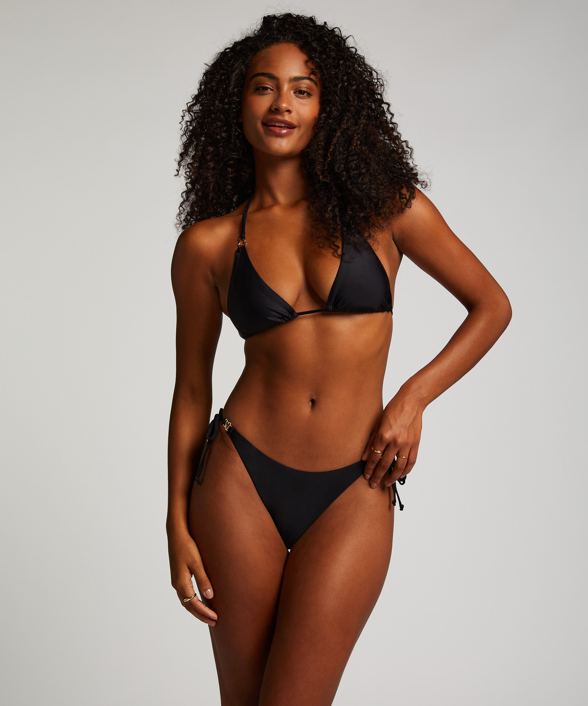 Bikini Slip Cheeky Tanga Doha, Schwarz Bikini Slip Cheeky Tanga Doha, Schwarz