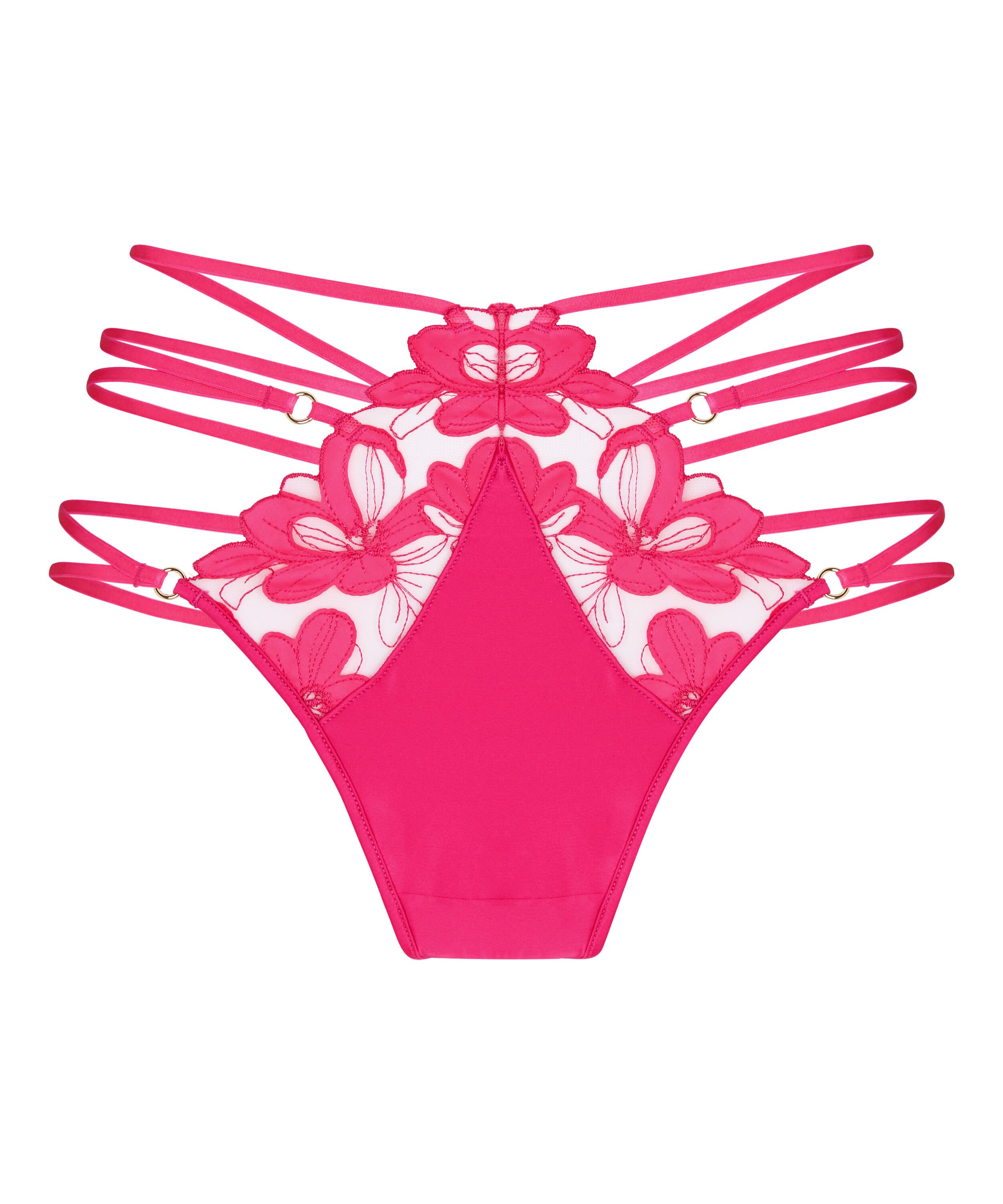 hoher Taille Hoch geschnittener String Beatrice, Rosa