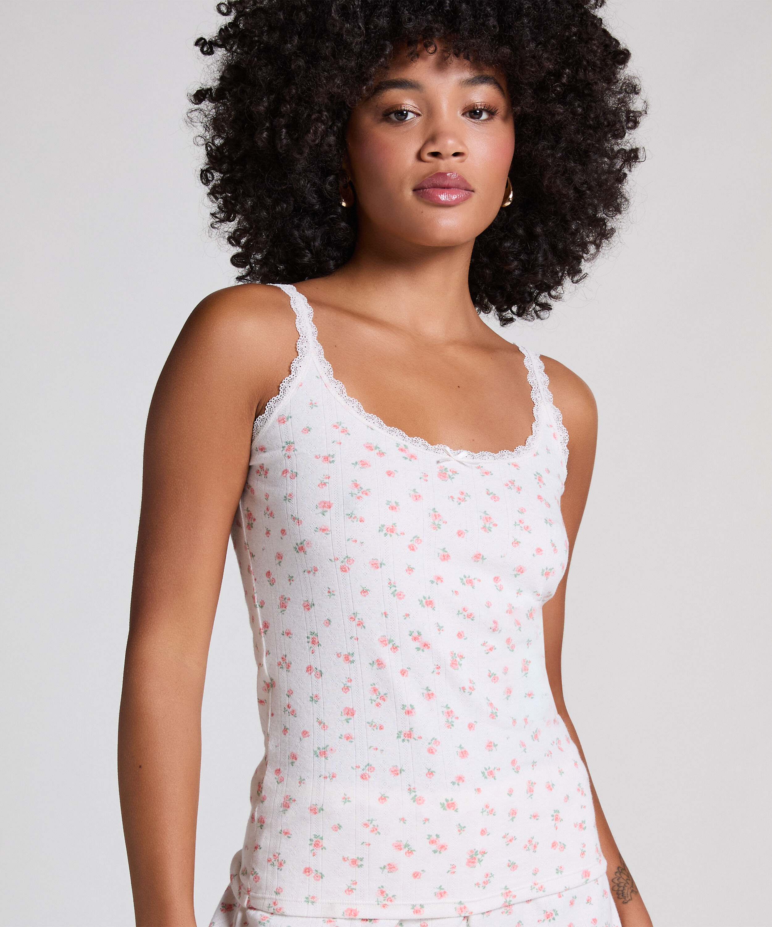 Pyjamaset gerippt, Rosa Pyjamaset gerippt, Rosa
