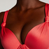 Push-up Bikini-Oberteil Luxe Cup A - E, Rot