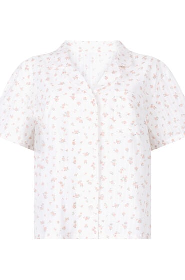 Thumbnail - Hunkemöller Pyjama-Jacke Weiß