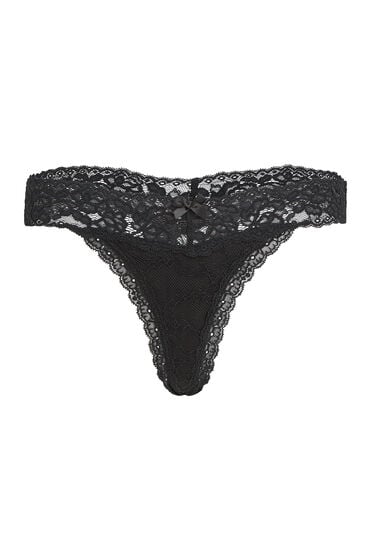 Thumbnail - Hunkemöller String Madison Schwarz