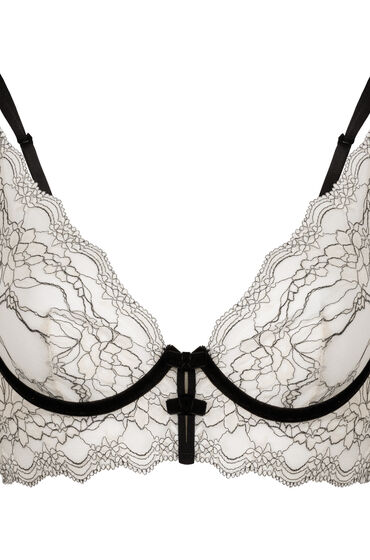 Thumbnail - Hunkemöller Agnes Unwattierter Longline-Bügel-BH Weiß