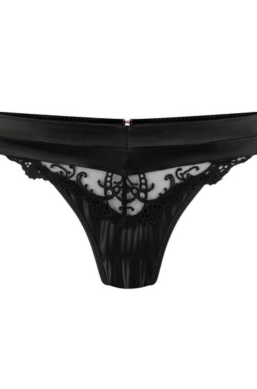 Thumbnail - Hunkemöller String mit hohem Beinausschnitt Sveta Schwarz