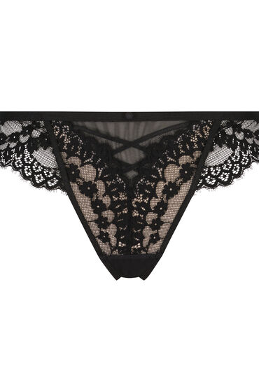 Thumbnail - Hunkemöller String Daisy Schwarz