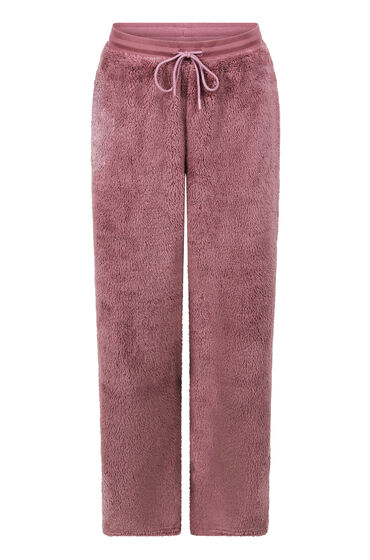 Thumbnail - Hunkemöller Fluffy-Fleece-Hose Rosa
