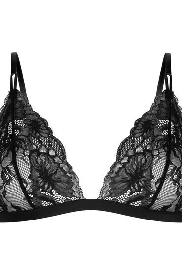 Thumbnail - Hunkemöller Bralette Stormi Schwarz