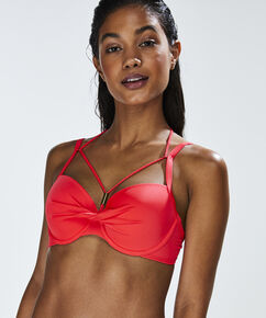 Vorgeformtes B&uuml;gel-Bikinitop Sunset Dream, Rot