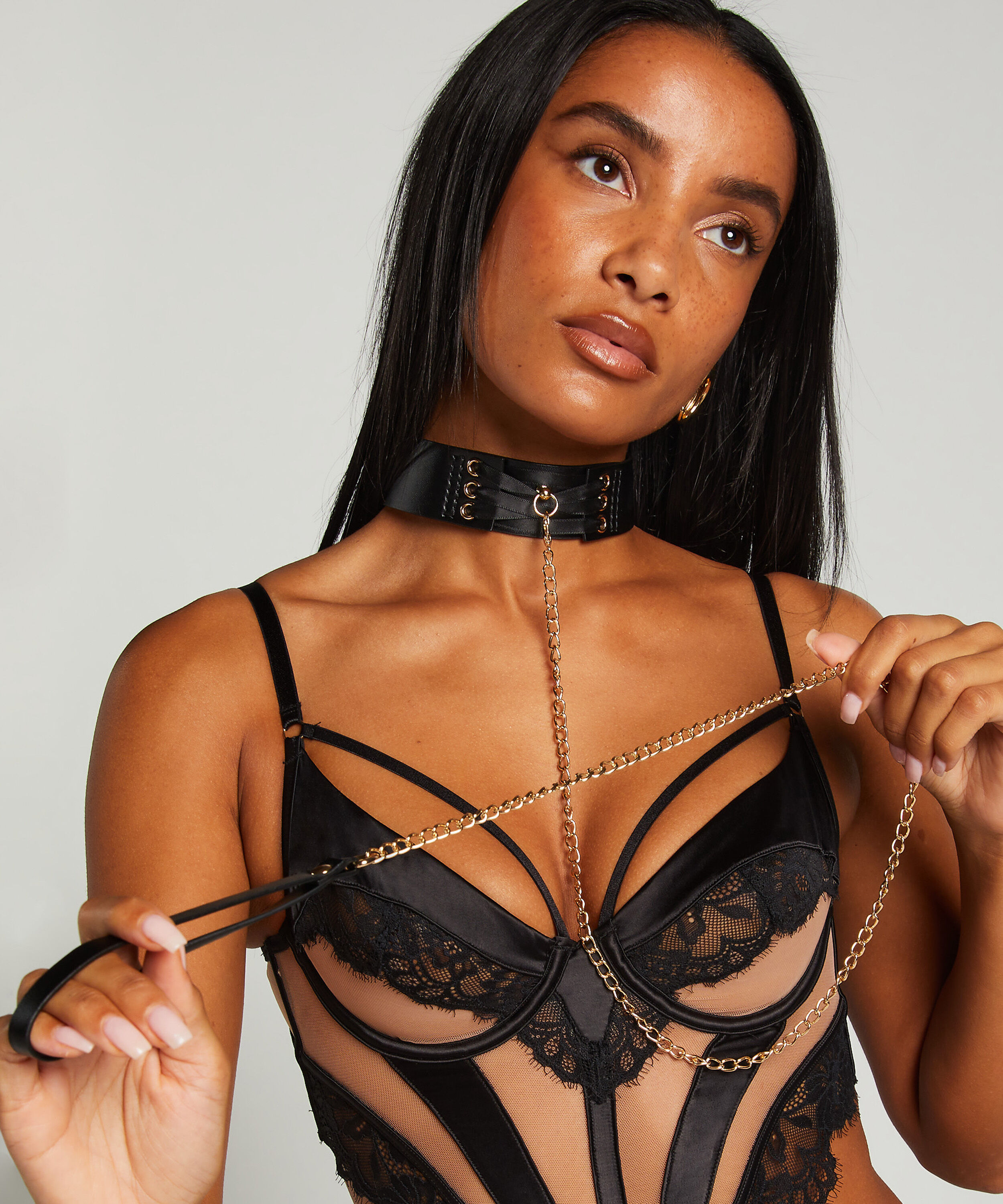 Private Choker Leash, Schwarz Private Choker Leash, Schwarz