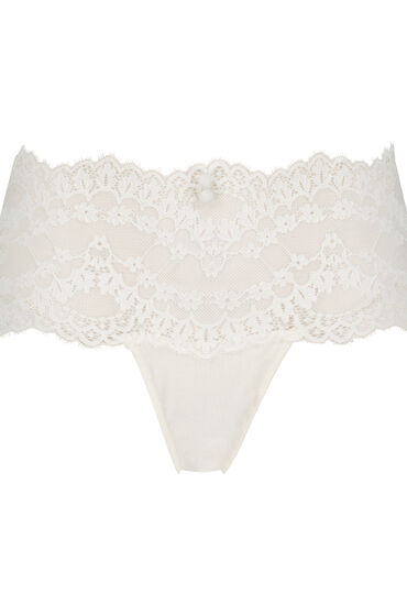 Thumbnail - Hunkemöller Boxerstring Daisy Weiß