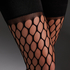 Private Stay-Up Fishnet Big Sexy, Schwarz