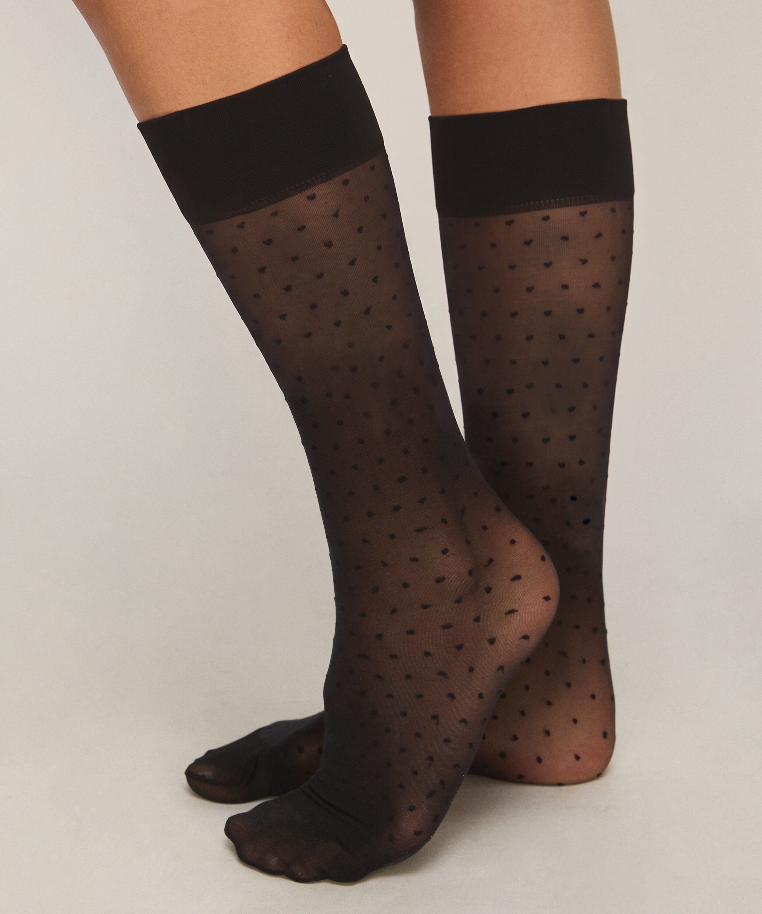 Sheer Socken Dots