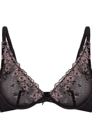 Thumbnail - Hunkemöller Unwattierter Bügel-BH Chloe Schwarz